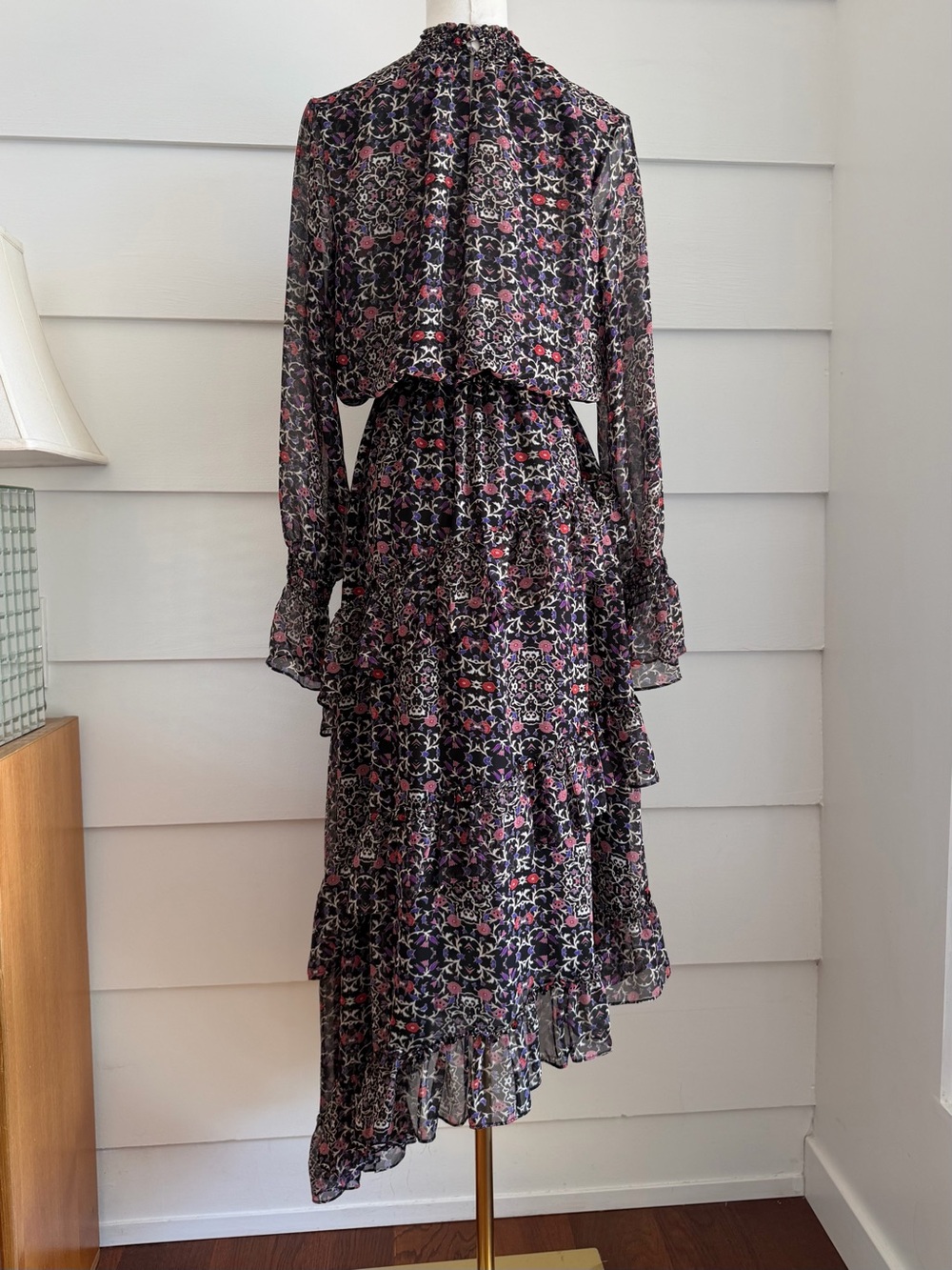 MISA Los Angeles Rania Ruffle Midi Dress - Picture 5 of 9
